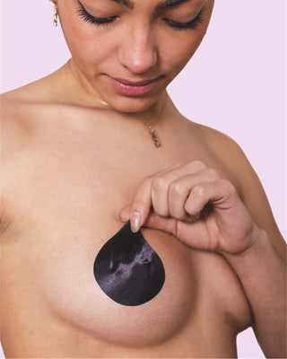 Cache-tétons - noir