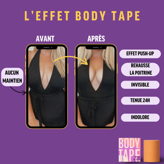 Body tape - Adapté aux peaux sensibles