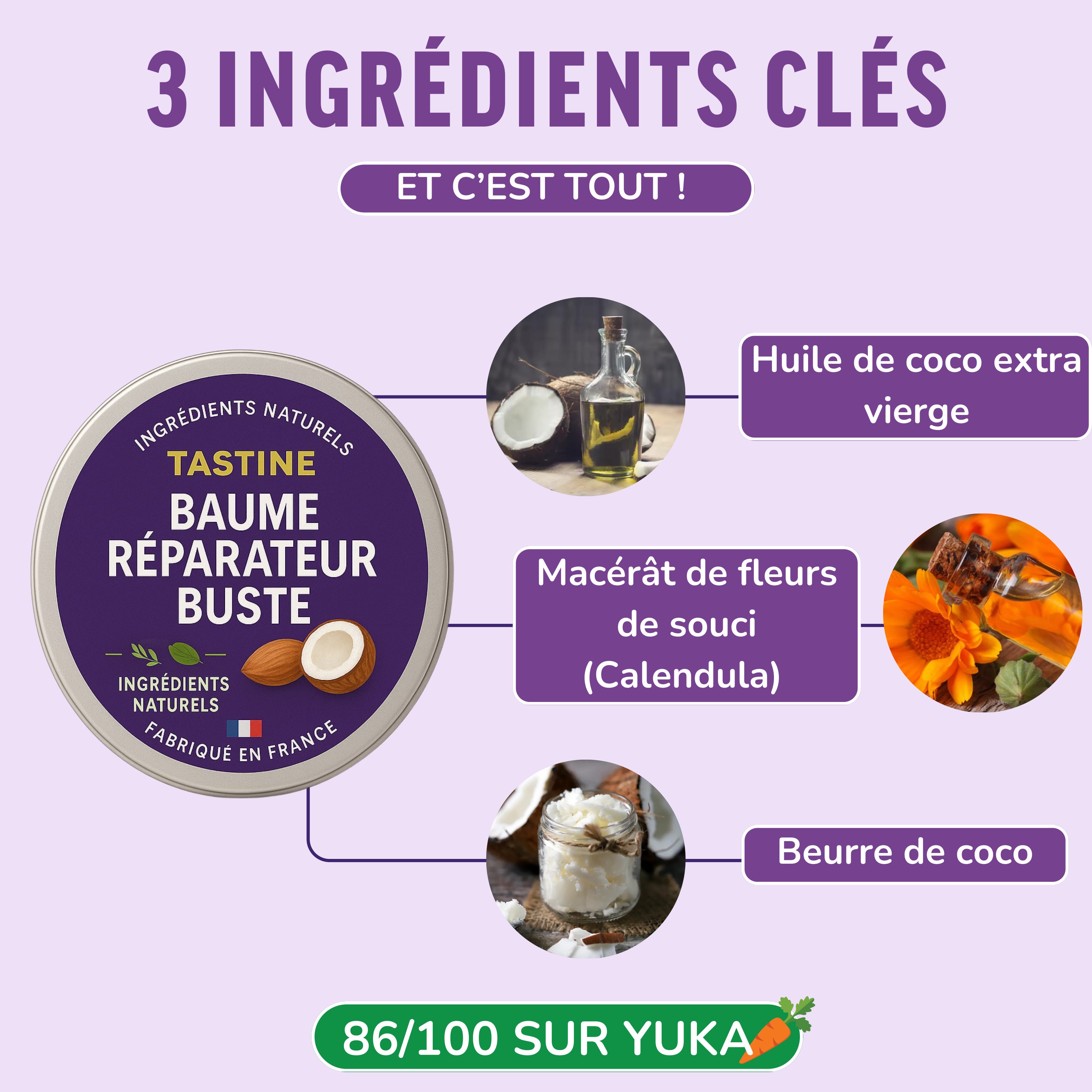 Baume réparateur buste