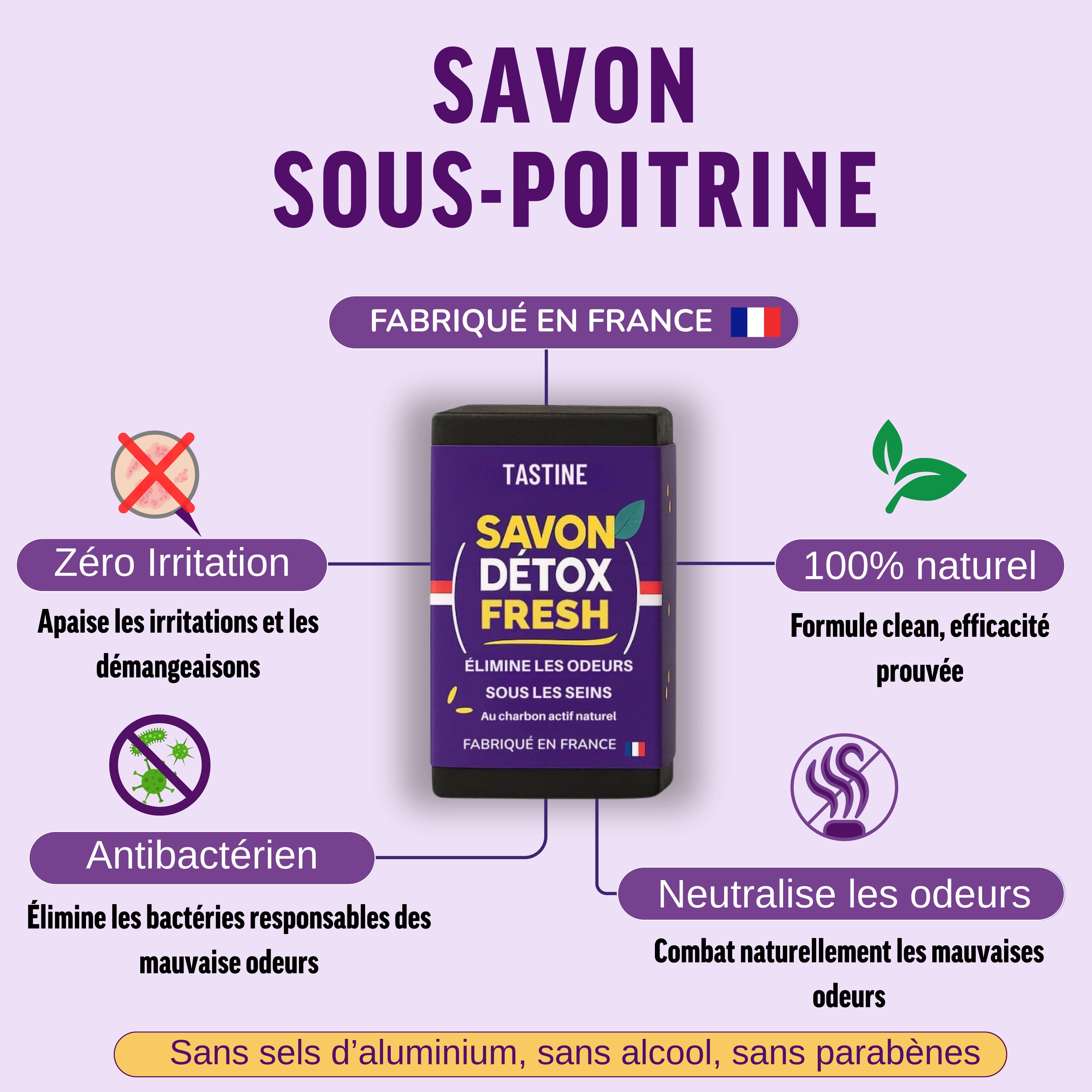 Savon sous-poitrine